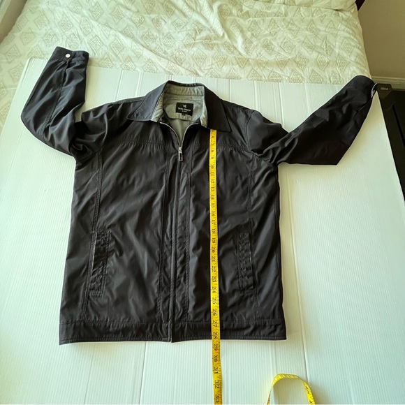 Scala Milano Fashion Full Zipper Lightweight WindbreakerJacket Black Size Medium - Picture 9 of 9